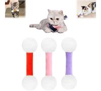 Genérico Qtip Cat Toy, Qtip Cat Toy, Giant Swabs Catnip Toys Set of 6 Soft Plush Kicker Toys, Catnip, Giant Cotton Swab Toy, Set of Designed for Indoor Pets, Sturdy Teething Chew Toy (3 Pcs B)