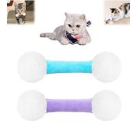 Genérico Qtip Cat Toy, Qtip Cat Toy, Giant Swabs Catnip Toys Set of 6 Soft Plush Kicker Toys, Catnip, Giant Cotton Swab Toy, Set of Designed for Indoor Pets, Sturdy Teething Chew Toy (2 Pcs B)