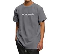 Genérico Querida Persona detrás de Mí, El Mundo es Mejor contigo, Sudadera con capucha, Eres suficiente, Sudadera con Capucha Hop E, gris, 3TG