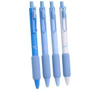 Genérico Quick Dry Pens - Cute Gel Pen High Value, 4 piezas Continuous Ink Cute Pen Pack | Retractable St Nib Frosted Design Pens, Neutral Gel Ink Ballpoint Pens for Office, School or Everyday Use