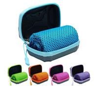 Genérico Quick Drying Cooling Towel, 5 Pack Sports Cooling Towels with Storage Box | Breathable Instant Quick Drying Ice Cool Microfibre, For Running, Yoga, Camping, Hiking and Gym Use