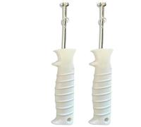 Genérico Quick Release Fishhook Extractor, Hook Remover Tool Fishing, Fish Hook Remover Tool, Stainless Steel Fishinghook Extractor with Non-Slip Grip, for Bass/Trouth Fishings (2pcs)