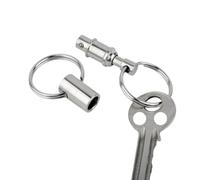 Genérico Quick Release Key Ring - Detachable Keychain | Double Ring Key Rîng | Mother And Child Buckle, Double End Pull Apart Keys, Removable Handy Keyring For Bag Purse Belt, Outdoor Accessory