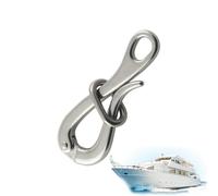 Genérico Quick Release Shackle - Anchoring Clip Shackle, 10x2.3cm/3.94x0.91 Inches, Anchoring Clip Buckle Shackles, Lifeboats Connecting Hook For Yacht Accessories, Marine Supplies and Marine Anchors