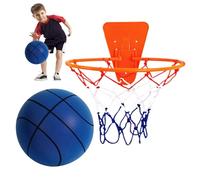 Genérico Quiet Basketball- 9.69x9.69x9.69 Inches Noiseless Training Dribbling Toy, Indoor Silent Sponge Ball, No Noise Basketball | Children's Indoor Training, Adults, Silent Dribbling Toy Practice