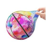 Genérico Quiet Basketball Dribbling Indoor Foam Training Ball Safe Soundless Dribbling Basketball, for Birthday Easter Childrens Day Kids School