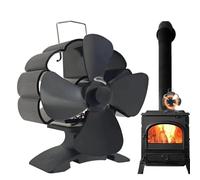 Genérico Quiet Non-Electric Fireplace Fan, For Wood Burning Stove