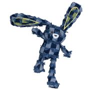 Genérico Quietschspielzeug Für Hunde - Robuster Plüsch-Hase Für Aggressive Kauer | Interaktives Kauspielzeug Zur Zahnpflege & Training | Apportierspielzeug Für Kleine Mittlere & Große Hunde, 32x17cm