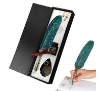 Genérico Quill Pen Set - Decorative Drawing Pen, Vintage Writing Supplies, | For Writers Authors Readers Painters Students Teachers Journal Keepers Collectors Artists Birthday