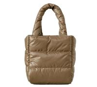 Genérico Quilted Carryall Satchel - Compact Cushioned Sling Purse, Soft Nylon Shopper Handbag, Featherweight Padded Everyday Organizer | Career, Fitness Training, Holiday Leisure, Daily Errands, Chic