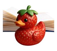 Genérico Quirky Character Mold - Playful Shelf Mascot, Expressive Office Trinket for Stress Relief, Slim Mantle Prop, Interior Decoration with Non-Slip Felt Bottom, Cheerful Duck Statuette for Posing