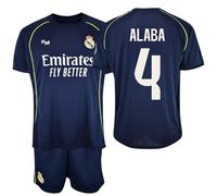 Genérico R.Madrid - Conjunto Niño Réplica Oficial 25-26 | Camiseta Alaba Nº4 + Pantalón | Azul Marino Fans Infantiles Hasta 14 Años (10 años, Azúl, Estandar)