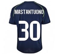 Genérico R.Madrid- Segunda Equipación 25/26 MASTANTUONO | Azul Marino con Detalles Lima | Tejido Transpirable | Ajuste Deportivo | Ideal para Fans (FR/ES, Letras, Talla única, L, Regular, Regular)