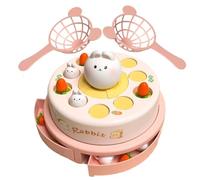 Genérico Rabbit Catch Game Toy, Bunny Launcher, Musical Interactive Game, Educational Coordination Toy for Travel, Birthday, Classroom, Camping, Backyard, 7.28x7.28x4.92 Inches