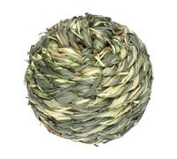 Generico Rabbit Chew Toy - 10 x 10 cm Hamster Grass Ball | No shedding Hay