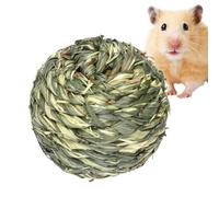 Genérico Rabbit Chew Toy - Resistant Chewable Grass Ball | Hamster Small Animals Treats Gnawing Fun, Natural Dentall Care Chewing Tool For Squirrel Chinchilla Guinea Pig, Timothy Grass Ball, Se