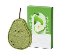 Genérico Rabbit Chew Toys - Large Teething Pear for Rabbits | Kiln-Dried Timber with Fibrous Texture & Fruit Shape for Gnawing, Pecking, Nibbling and Grinding Incisors Molars Teeth Gums