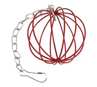 Genérico Rabbit Foraging Sphere - Hanging Iron Pasture Dispenser | Rolling Timothy Hay Holder & Teething Exercise Toy with Rustproof Finish for Rodents, Bunnies, Gerbils and Indoor Pet Enclosures
