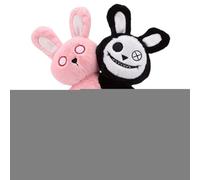 Genérico Rabbit Plush, Two-Headed Horror Doll, 11-Inch Creepy Bunny Toy, Soft Gothic Stuffed Animal for Bedroom, Car Decor, Easter, Birthday, Gift, Spooky Display, Haunted Theme, Horror