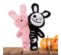Genérico Rabbit Plush, Two-Headed Rabbit Doll, 11-Inch Horror Stuffed Toy, Unique and Creepy Gift for Boys, Girls, Bedroom Decor, Car Accessories, Easter, Christmas, Halloween, and Birthday Surprises
