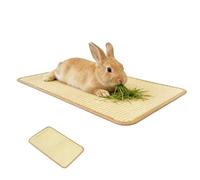 Genérico Rabbit Scratching Pad - 15.7x23.6 Inches Sisal Mat, Indoor Foraging and Chew Mat for Cage or Hutch Floor; Natural Small Animal Bedding for Resting, Biting, Sleeping, Nesting at Home