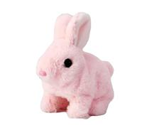 Genérico Rabbit Toys, Rabbit Doll, Realistic Movement Soft Plush Battery-Operated Cute Design Educational Toy Safe Materials, Interactive Plush Figures for Kids