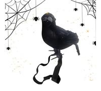 Genérico Rabenfigur, Halloween Dekoration, Kostümzubehör Mit Gummiband Cosplay Deko Für Garten Grabsteine Halloween-Deko