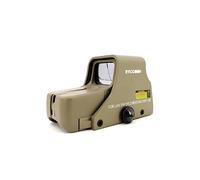 Genérico Raccoon 551 Visor Táctico Holográfico o Red Dot, Punto Rojo/Verde, Color Tan, Compatible con Riel Picatinny. Uso Exclusivo para Airsoft