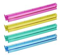 Generico Rack Mahjong - Rack Mahjong Con traficantes de drogas | Mahjongs Azulejo Pusher, Clear Multicolor Mahjongs Pushers Racks, Juego De 4 Organizador De Almacenamiento De Acrílico, Para Juegos De