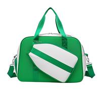 Generico Racket Bag, Tennis Racquet Holder, Large Capacity Paddle Sling, Shoe Compartment Sports Handbag, Athletic Gear Organizer for Gym, Travel, Leisure, Tournament Use, 18.11x12.99x7.87 inches