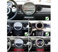 Genérico Radio Android 13 2DIN para Mini Cooper S R50 R52 R53 (2004-2007) - Pantalla táctil de 9", Bluetooth, CarPlay, Wi-Fi, Control por Voz, USB, GPS, Controles en el Volante (S2 2G+32)