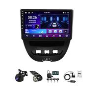 Genérico Radio con Touch Screen Android 15 para Peugeot 107 2009-2015 Bluetooth Pantalla táctil Autoradio de 9 Pulgadas Carplay navegación Controles en el Volante cámara de Marcha atrás(W400 8+128G)