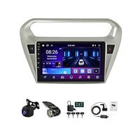 Genérico Radio con Touch Screen Android 15 para Peugeot 301 2013-2016 Bluetooth Pantalla táctil Autoradio de 9 Pulgadas Carplay navegación Controles en el Volante cámara de Marcha atrás(W100 2+32G)