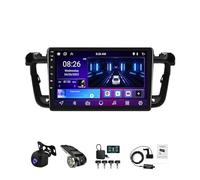 Genérico Radio con Touch Screen Android 15 para Peugeot 508 2011-2018 Bluetooth Pantalla táctil Autoradio de 9 Pulgadas Carplay navegación Controles en el Volante cámara de Marcha atrás(W300 6+128G)