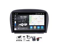 Genérico Radio estéreo Android 12 para Mercedes Benz SL R230 SL350(2001-2007) Pantalla de 9 Pulgadas CarPlay Integrado Controles automáticos en el Volante cámara de Respaldo Bluetooth GPS Navi(M600S)