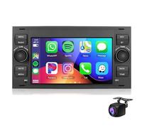 Genérico Radio estéreo HYSHAOLE de 7 Pulgadas con Android 14, Pantalla táctil HD de 2 DIN y navegador GPS con Carplay inalámbrico para Ford Focus, Fiesta C/S-MAX, Transit, Galaxy, Mondeo