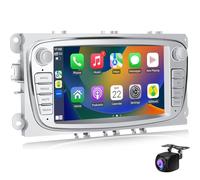 Genérico Radio estéreo HYSHAOLE de 7 Pulgadas con Android 14, Pantalla táctil HD, Radio con GPS y Carplay inalámbrico para Ford Focus mk2, Mondeo Cmax, Galaxy Smax, Kuga.