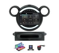 Genérico Radio estéreo para Coche de 9 Pulgadas 2 DIN con Android 15 para BMW Mini(2010-2016) navegación GPS Multimedia para Coche inalámbrica DSP FM Bluetooth 4G WiFi cámara(NF-2)