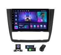 Genérico Radio para Coche Android 14 de 9,5 Pulgadas y 2K para BMW Serie 1 E88 E82 E81 E87 2008-2012 - CarPlay y Android Auto/Navegación GPS/Control del Volante/Pantalla Dividida/FM RDS Dab+ (B,M160C