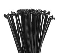 Genérico Radios Bicicleta Montaña,Radios de Rueda de Cubo 36 unids/Lote radios de Motocicleta Bicicleta eléctrica 10G diámetro 3,18mm Longitud 55-305mm + pezones(135mm)