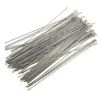 Genérico Radios de Acero para Bicicletas Rayos de Plata Acero Inoxidable Bicicleta 36pcs 14G / 14K J Bend BIENDO BICICLE Shove PLS Elija 170-300mm Sus 304 portavoces en(270mm)