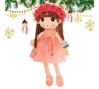 Genérico Rag Doll - Soft Cuddle Buddy Plush Toy For Kids, Cute Stuffed Cloth Doll For Girls, Boys & Family Snuggling | Compressed Packaging | Random Colour Pattern | Gift For Children