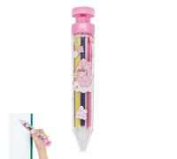 Genérico Rainbow Slide Crayon - Quick-Switch Marker, Versatile Tip Set for Creative Journaling, Dynamic Art Instrument, Stationery Item with Wax Composition, Interactive Pen