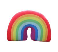 Genérico Rainbow Throw Pillow - Neck Support Decoration | Kids Throw Pillow | For Adult Bed Chair Car Seat Sofa Workplace Nursery Apartment Home Decor Children Adults Soft Cushions Relaxation