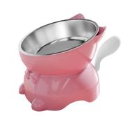 Genérico Raised Cat Food Bowls - Tilt Anti Vomiting Feeding Cat Dishes | Elevated Water Holder for Small Medium Kitten Pet Home Balcony Living Room Apartment Dorm Yard Patio