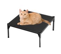 Genérico Raised Dog Bed, Impermeable Dog Cot, Transpirable Pet Sleeping 19,29 x 19,29 x 7,48 pulgadas, Washable, Sturdy Metal Frame, Medium Large Outdoor & Indoor Use, Enhanced Floor Protection