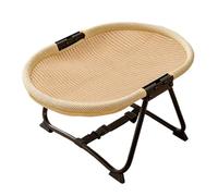 Genérico Raised Dog Bed, Portable Foldable Cot, 22.44 x 16.14 x 10.23 Inch Non-Slip Hammock for Dogs, Fabric Material, Pets Cats Kitten, Puppy Sleep Rest, for Camping Hiking Road Trip Travel Use