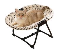 Genérico Raised Dog Bed, Portable Foldable Non Slip Cot Hammock 22.44 x 16.14 x 10.23 Inch Elevated Dog Beds for Pets Cats Kitten Puppy Sleep Rest Camping Travel