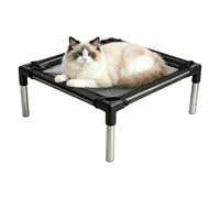 Genérico Raised Outdoor Dog Bed - Breathable Mesh Elevated Pet Cot, Heavy Duty Washable Portable Dog Bed for Camping Travel Patio Yard Terrace Balcony Summer Sleeping and Training