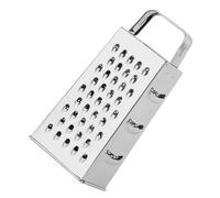 Genérico Rallador de Cocina Multiusos de Acero Inoxidable 9 Pulgadas, Rallador de Caja de 4 Lados para Verduras, Queso y Patatas, Herramienta Práctica para Cocina y Preparación de